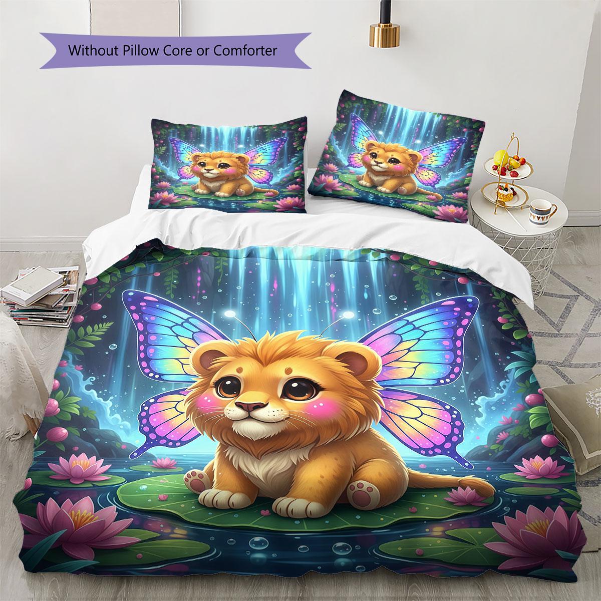 Fantasy creatures Pattern Bedding Quilt Set Quilt Cover Pillowcase Home Decoration Birthday Gift (1 * duvet cover + 2 * pillowcase, without core) 135x200cm
Fantasy creatures Pattern Bedding Quilt Set Quilt Cover Pillowcase Home Decoration Birthday Gift (1 * duvet cover + 2 * pillowcase, without core) 135x200cm