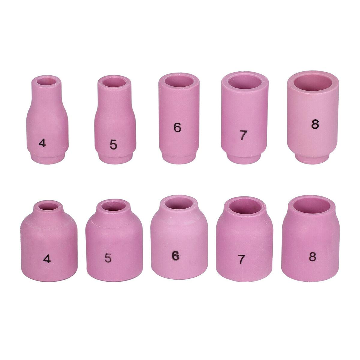 55Pcs TIG Welding Torch Accessories Kit with Nozzle Gas Len Gas Collet TIG Back Cup O-Rings Cup Gasket for TIG WP-17/18/26 55pcs
55Pcs TIG Welding Torch Accessories Kit with Nozzle Gas Len Gas Collet TIG Back Cup O-Rings Cup Gasket for TIG WP-17/18/26 55pcs