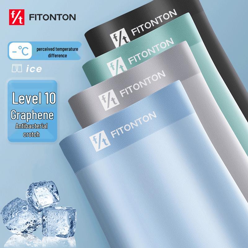 Мужские боксеры-брифы FitonTon из ледяного шелка, быстросохнущие, антибактериальные, 4 штуки 3XL
Мужские боксеры-брифы FitonTon из ледяного шелка, быстросохнущие, антибактериальные, 4 штуки 3XL