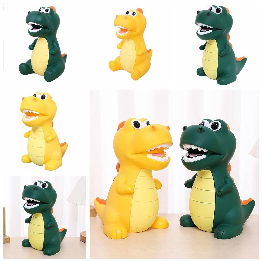 Anti-fall Dinosaur Piggy Ban PVC Enamel Coins Money Case Creative Coins Storage Box Birthday Gift Green-B
Anti-fall Dinosaur Piggy Ban PVC Enamel Coins Money Case Creative Coins Storage Box Birthday Gift Green-B