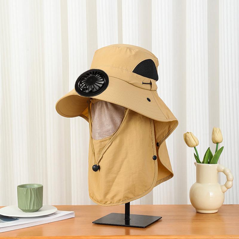 Men Fan Hat With Solar Panel Wide-Brimmed Shawl Fishing Hat Solar Usb Charging Uv-Protection Outdoor Hat A3
Men Fan Hat With Solar Panel Wide-Brimmed Shawl Fishing Hat Solar Usb Charging Uv-Protection Outdoor Hat A3