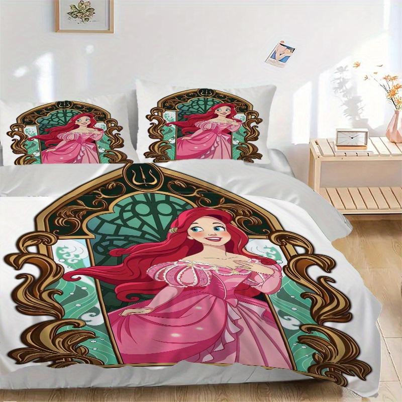 3pcs Princess Ariel Design Bedding Set Includes Quilt Cover and Pillowcases, Suitable for All Seasons B072 135x200cm
3pcs Princess Ariel Design Bedding Set Includes Quilt Cover and Pillowcases, Suitable for All Seasons B072 135x200cm