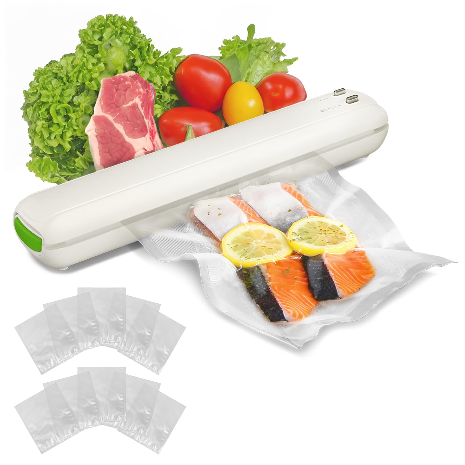 Вакуумная упаковочная машина dretec с функцией хранения вакуумной еды вакуумная домашняя еда для животных и младенцев свежая сумка цвета слоновой кости, замороженная, пригодная для использования в микроволновой печи, долговечная
Вакуумная упаковочная машина dretec с функцией хранения вакуумной еды вакуумная домашняя еда для животных и младенцев свежая сумка цвета слоновой кости, замороженная, пригодная для использования в микроволновой печи, долговечная