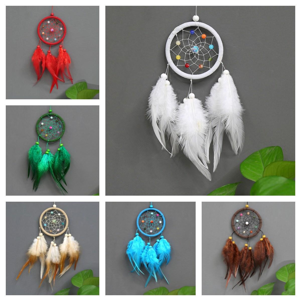 Dream Catcher Handmade multicolor Feather Wind Chimes Living Room Bedroom Decoration Pendant Festival Party Gifts Home Accessory
Dream Catcher Handmade multicolor Feather Wind Chimes Living Room Bedroom Decoration Pendant Festival Party Gifts Home Accessory