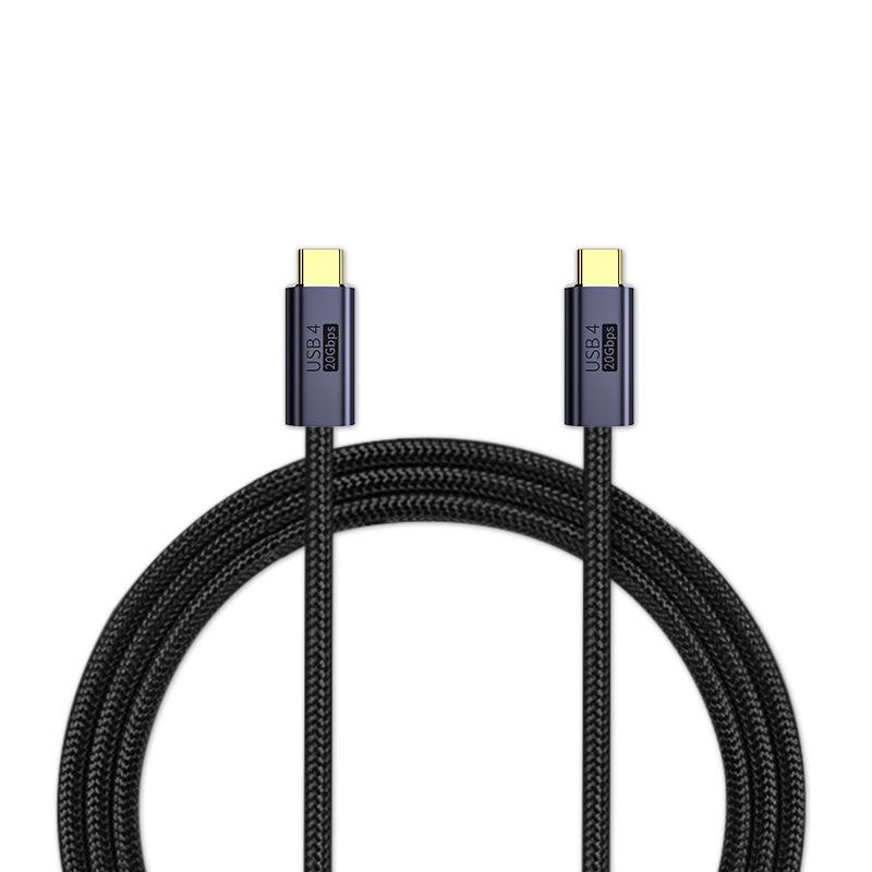 USB4 Type-C Fast Charging Cable, 20Gbps, 8K60Hz, Thunderbolt 4 Compatible. 0.5m
USB4 Type-C Fast Charging Cable, 20Gbps, 8K60Hz, Thunderbolt 4 Compatible. 0.5m