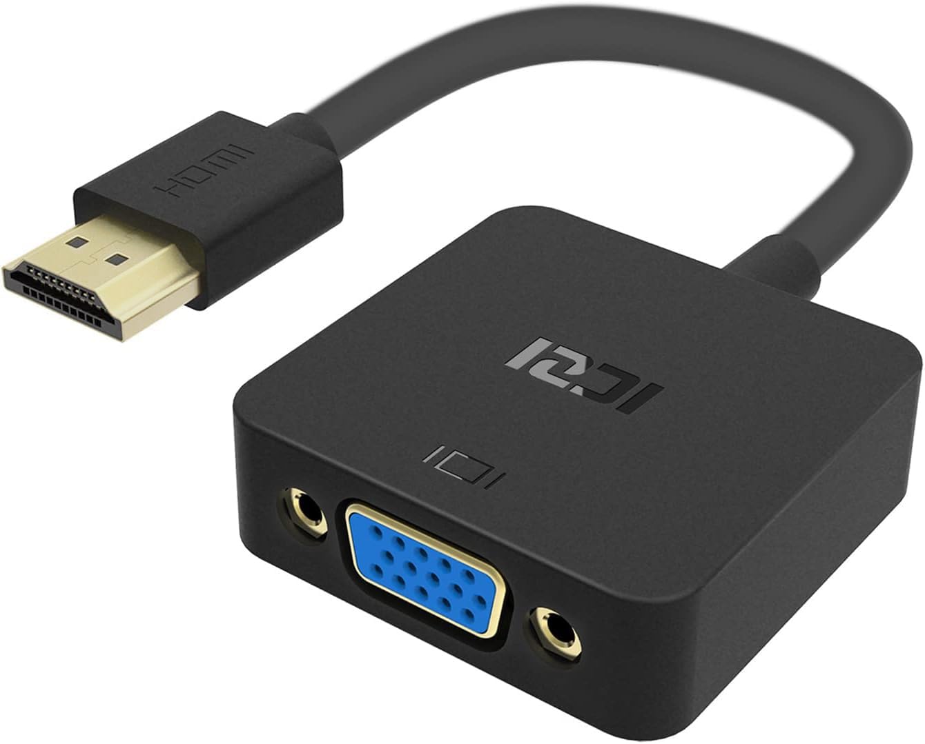 ICZI HDMI to VGA 1080p Сумісний Адаптер HDMI «тато» до VGA «мама» для Raspberry та іншого (D-SUB) Адаптер, Чорний, Ноутбуки, ПК, Настільні комп ютери, Монітори, чорний
ICZI HDMI to VGA 1080p Сумісний Адаптер HDMI «тато» до VGA «мама» для Raspberry та іншого (D-SUB) Адаптер, Чорний, Ноутбуки, ПК, Настільні комп ютери, Монітори, чорний