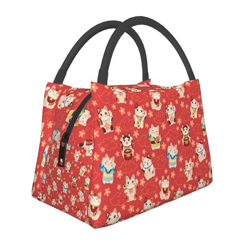 Japanese Cartoon Lucky Cat Thermal Lunch Bag for Women Girl Reusable Large Waterproof Insulated Lunch Box for Travel Picnic Work
Japanese Cartoon Lucky Cat Thermal Lunch Bag for Women Girl Reusable Large Waterproof Insulated Lunch Box for Travel Picnic Work