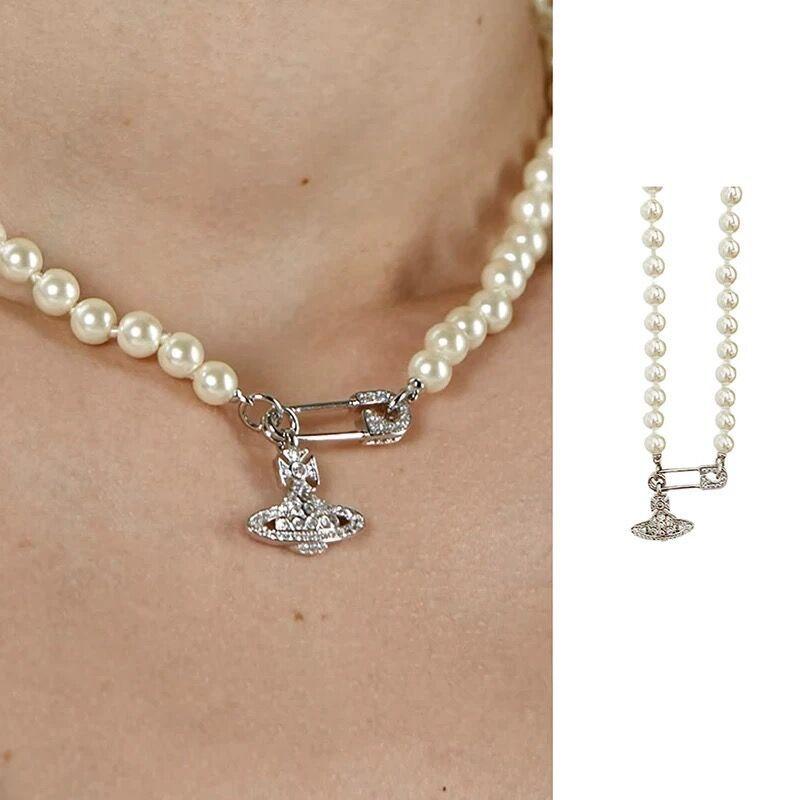 Wind classic light luxury niche Saturn pearl necklace pin collarbone chain sweet cool personality girl
Wind classic light luxury niche Saturn pearl necklace pin collarbone chain sweet cool personality girl