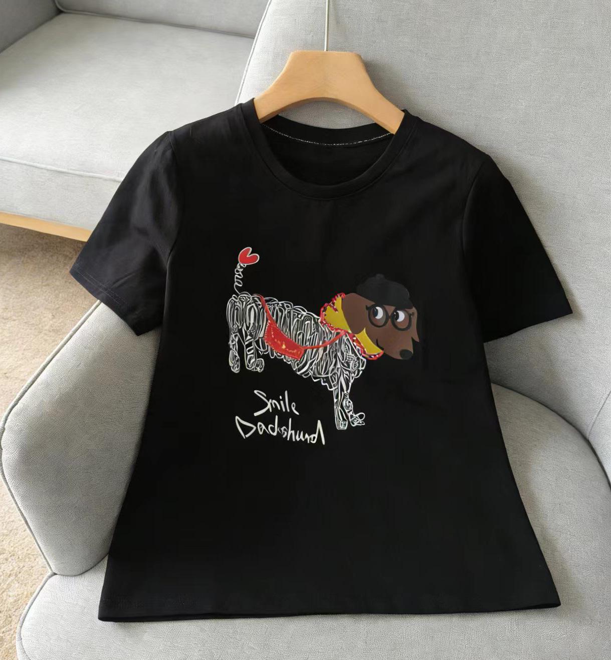 Korean Style Cartoon Print Age-Reducing Loose Fit Round Neck Plus Size Women s T-Shirt 7XL (recommended weight 240-280 jin) чорний
Korean Style Cartoon Print Age-Reducing Loose Fit Round Neck Plus Size Women s T-Shirt 7XL (recommended weight 240-280 jin) чорний