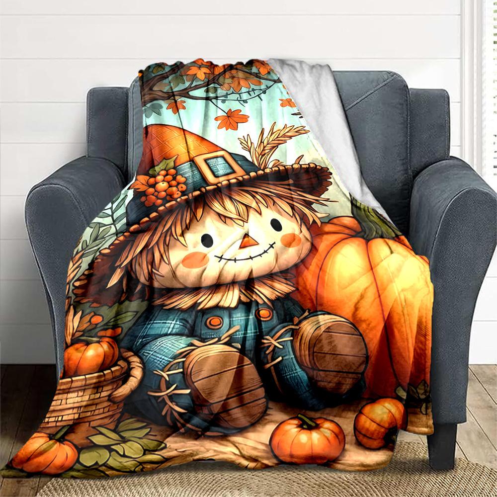 1pc Scarecrow, Autumn Decorations Blanket Lightweight Flannel Blanket Throw Blanket For Sofa, Bed, Travel, Camping, Livingroom, Office yy251015106 75x90cm
1pc Scarecrow, Autumn Decorations Blanket Lightweight Flannel Blanket Throw Blanket For Sofa, Bed, Travel, Camping, Livingroom, Office yy251015106 75x90cm