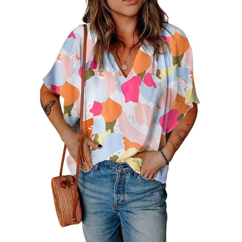 Summer 2024 New V-neck Short-Sleeved Chiffon Shirt Fashion Abstract Printing Loose Casual Women s Half Sleeve Pullover LC25120812-Color M code fits (55.00 kg-65.00 kg
Summer 2024 New V-neck Short-Sleeved Chiffon Shirt Fashion Abstract Printing Loose Casual Women s Half Sleeve Pullover LC25120812-Color M code fits (55.00 kg-65.00 kg
