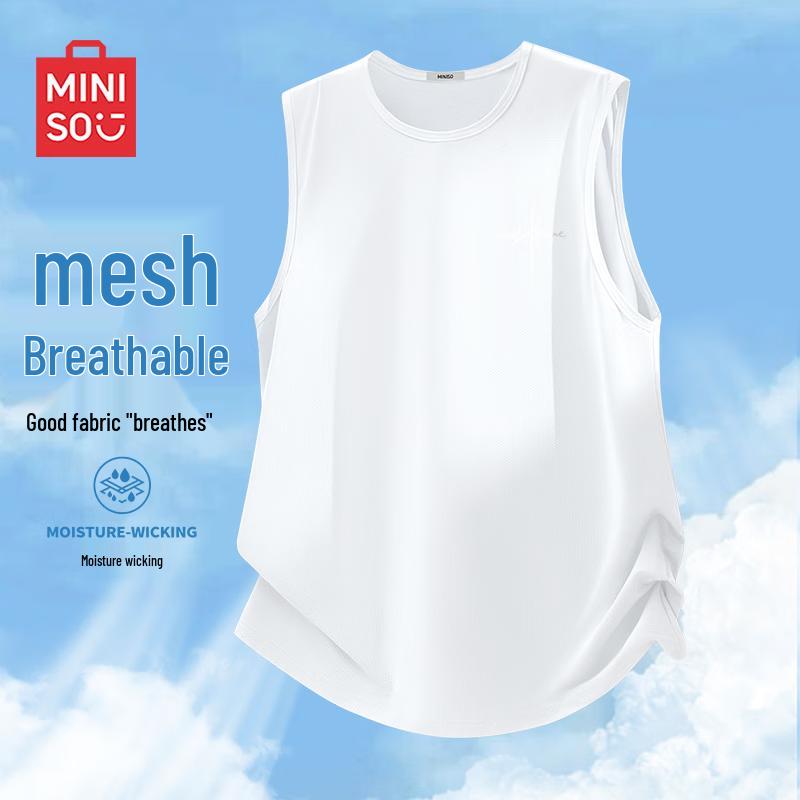 MINISO Men s Summer Quick-Dry Ice Silk Sleeveless T-Shirt XL
MINISO Men s Summer Quick-Dry Ice Silk Sleeveless T-Shirt XL