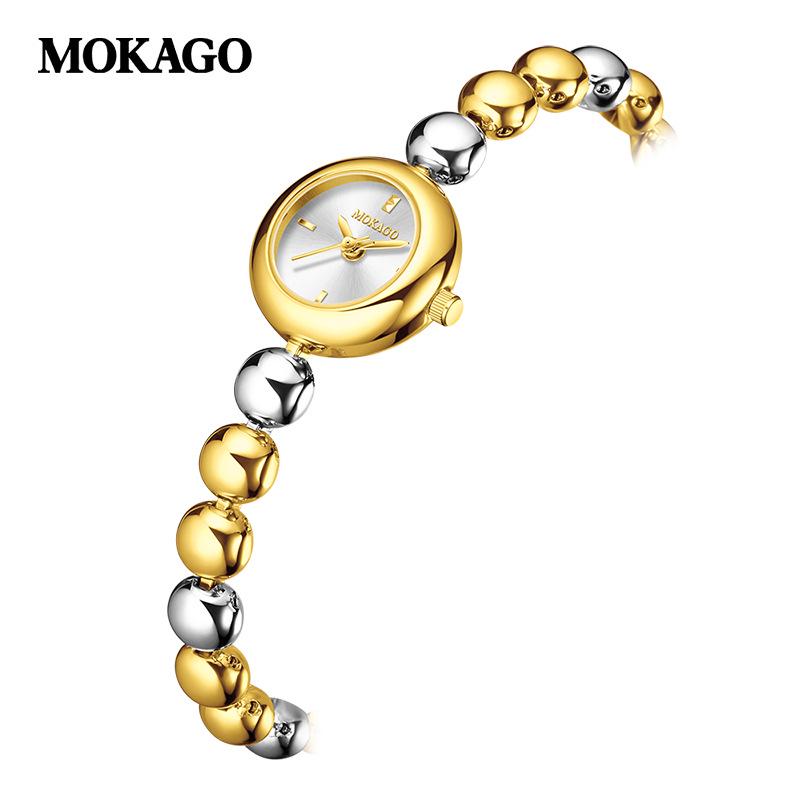 Mok Ga High-End Luxury Retro Quartz Watch with Beaded Alloy Strap and Sunburst Dial
Mok Ga High-End Luxury Retro Quartz Watch with Beaded Alloy Strap and Sunburst Dial