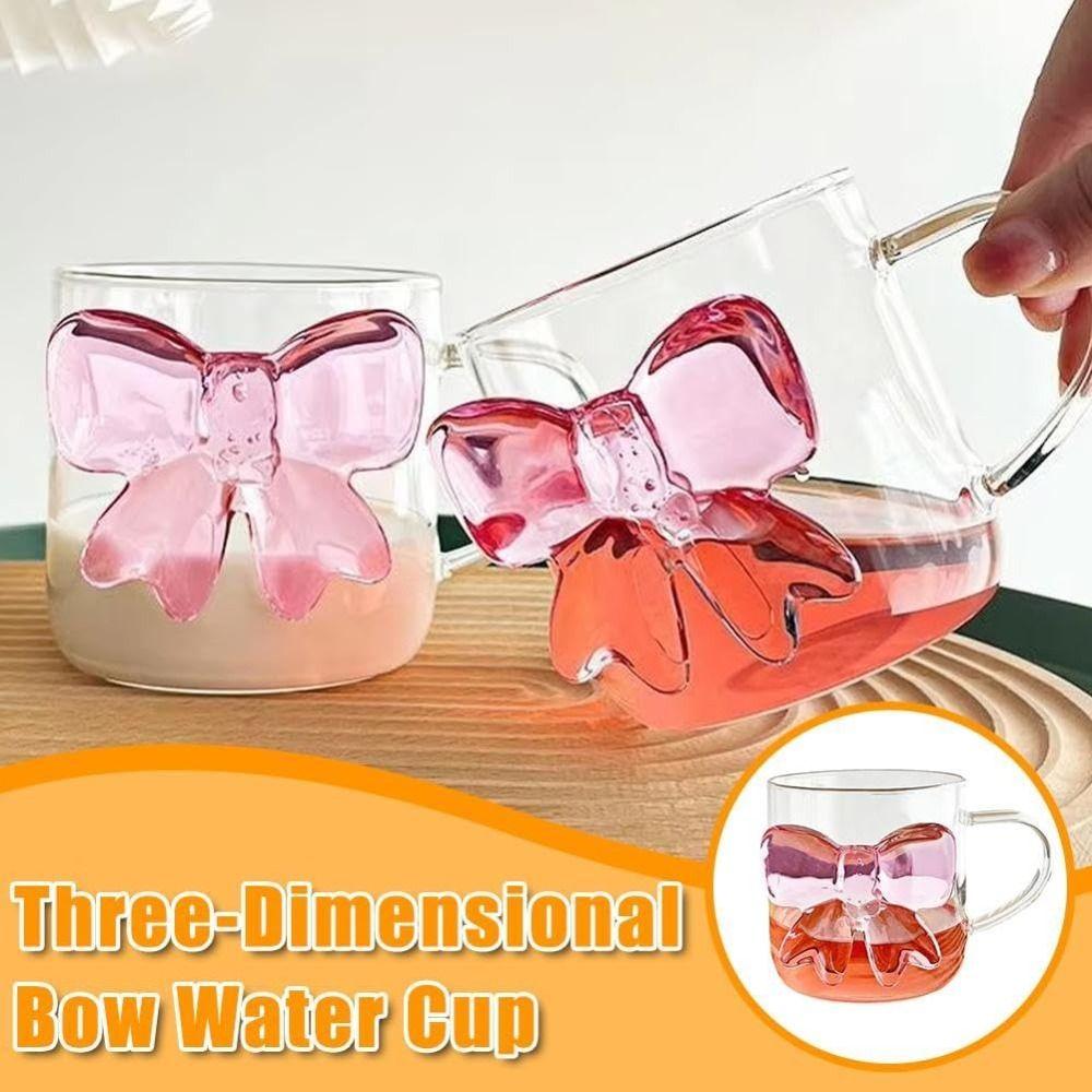 Durable Bow Water Cup with Handle Milk Juice Cup New Ice Coffee Cup for Women Home Decor
Durable Bow Water Cup with Handle Milk Juice Cup New Ice Coffee Cup for Women Home Decor