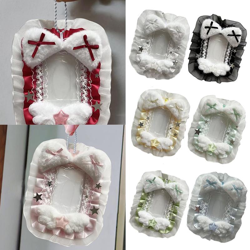Women Girls Card Cover Sweet Style Lace Decorative Bowknot Creative Pendant Protective Photo Card Sleeve DIY Fashion Accessories
Women Girls Card Cover Sweet Style Lace Decorative Bowknot Creative Pendant Protective Photo Card Sleeve DIY Fashion Accessories