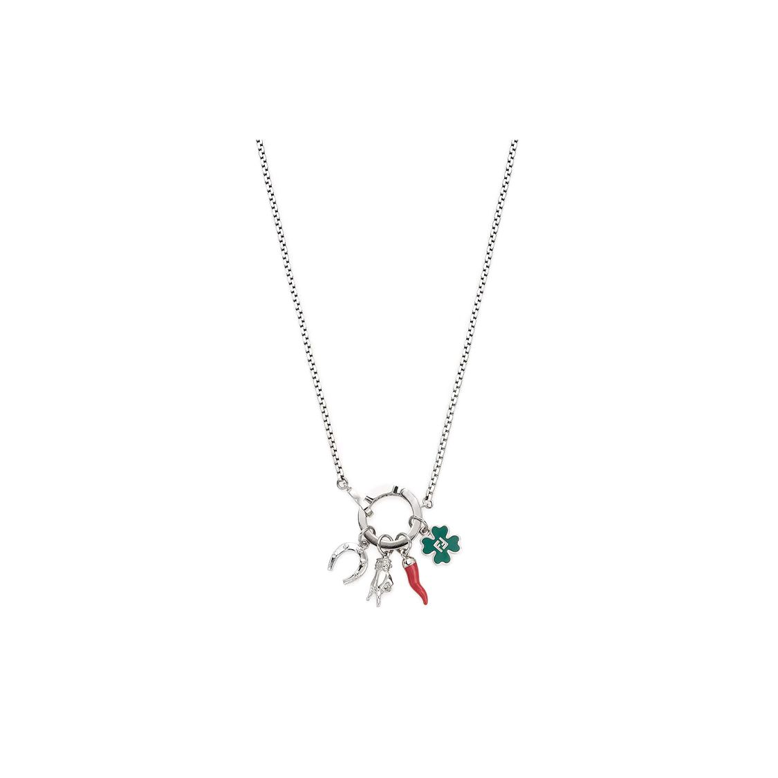 Fendi Round Pendant Metal Enamel Brass Necklace Men necklace Silver 7AJ795B09F1NHU F,Silver
Fendi Round Pendant Metal Enamel Brass Necklace Men necklace Silver 7AJ795B09F1NHU F,Silver