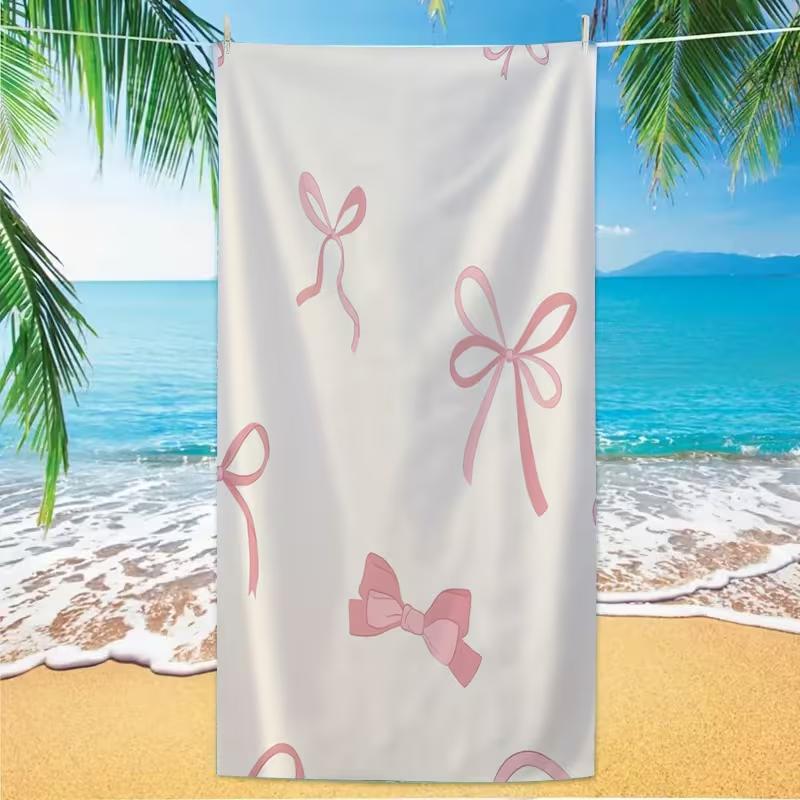 Watercolor Pink Bow Beach Towel Minimal Coquette Aesthetic Ribbon Graphic Absorbent Quick Dry Soft Towel for Summer Beach W40*H60(CM)
Watercolor Pink Bow Beach Towel Minimal Coquette Aesthetic Ribbon Graphic Absorbent Quick Dry Soft Towel for Summer Beach W40*H60(CM)