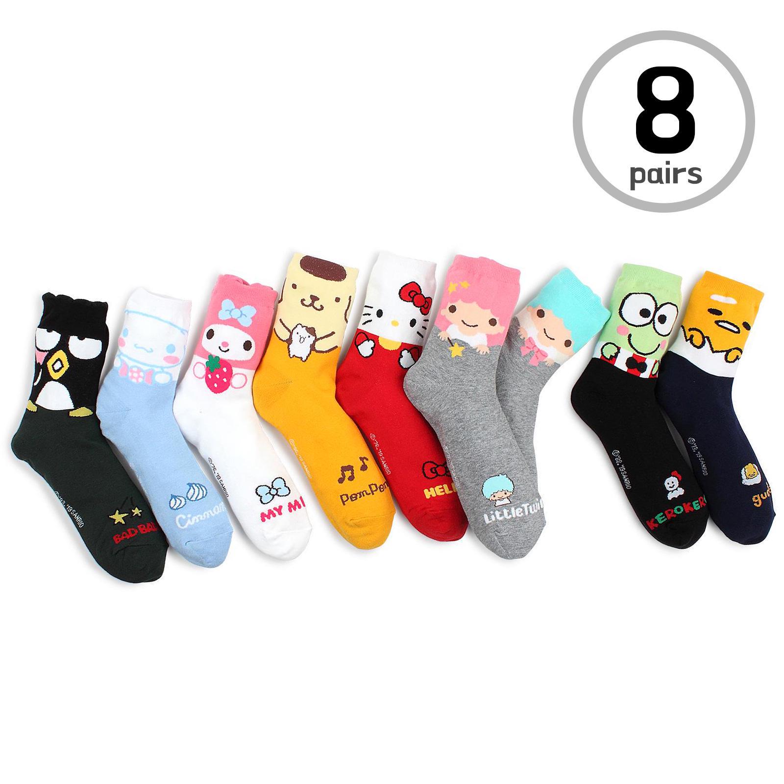 (8 пар) Носки с персонажами Sanrio для женщин Дети Девочки Мальчики Микки Пух PR18 22cm-25cm
(8 пар) Носки с персонажами Sanrio для женщин Дети Девочки Мальчики Микки Пух PR18 22cm-25cm