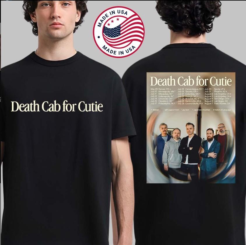 Death Cab For Cutie North America Tour 2026 Dates Two Sided Unisex TShirt Unisex T-Shirt XXXXL
Death Cab For Cutie North America Tour 2026 Dates Two Sided Unisex TShirt Unisex T-Shirt XXXXL