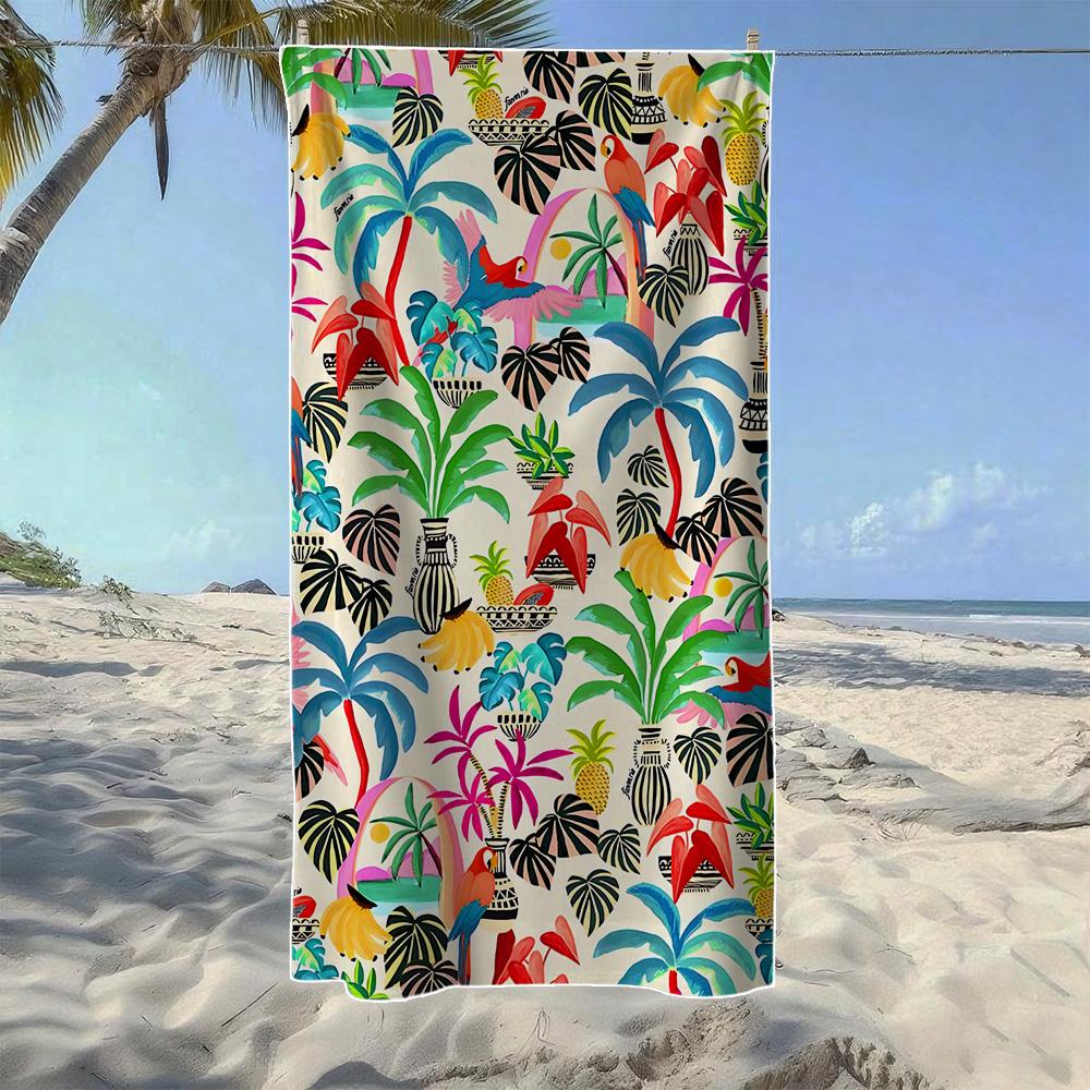 Retro Beach Scene & Coconut Palm Beach Towel,Soft Quick-Drying, Perfect For Portable Outdoor Travel, Camping And Summer Beach W40*H60(CM)
Retro Beach Scene & Coconut Palm Beach Towel,Soft Quick-Drying, Perfect For Portable Outdoor Travel, Camping And Summer Beach W40*H60(CM)