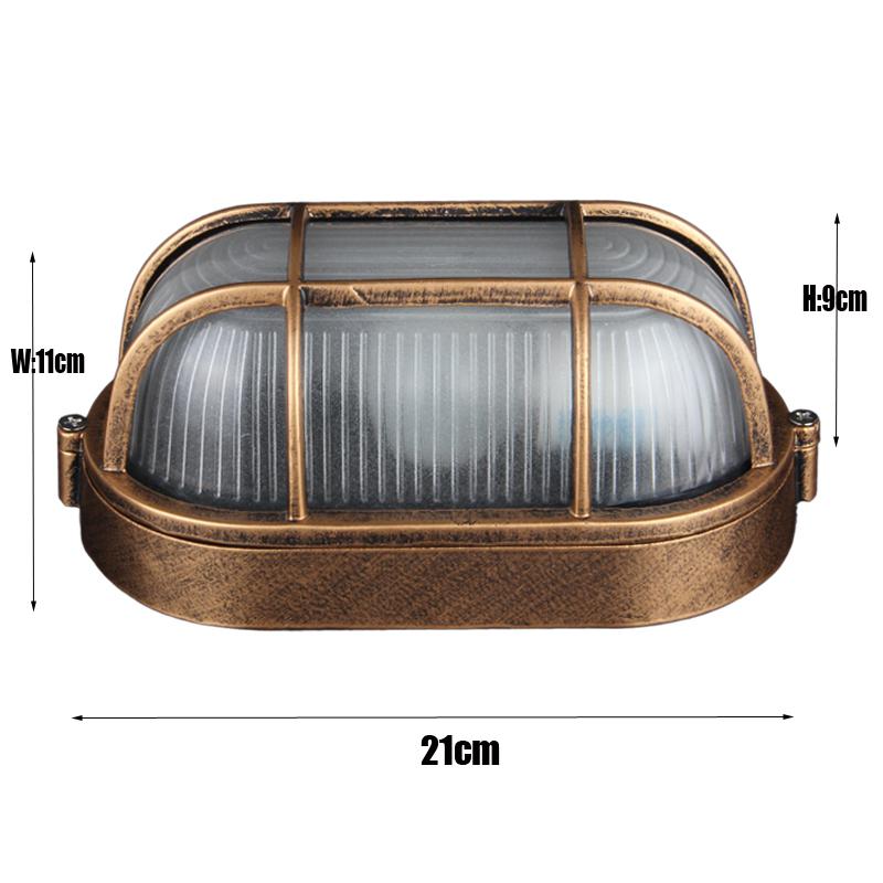 Ретро влаго-взрывозащищенный уличный настенный светильник Винтажный водонепроницаемый потолочный светильник E27 для наружного освещения стен и крыльца No E27 bulb&GB E27 lamp holder бронзовый
Ретро влаго-взрывозащищенный уличный настенный светильник Винтажный водонепроницаемый потолочный светильник E27 для наружного освещения стен и крыльца No E27 bulb&GB E27 lamp holder бронзовый