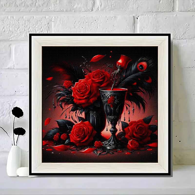 Новое поступление 5D DIY Полный круг Алмазная мозаика Красные розы и вино Вышивка Крестиком Декор для дома Подарок 20x20cm
Новое поступление 5D DIY Полный круг Алмазная мозаика Красные розы и вино Вышивка Крестиком Декор для дома Подарок 20x20cm