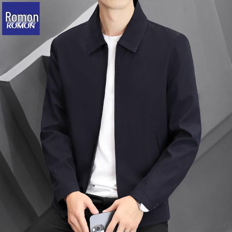 Romon Men s Lapel Jacket - Spring/Autumn 2025 Middle-Aged Dad Style Solid Color Coat 2XL (150-170 kg)
Romon Men s Lapel Jacket - Spring/Autumn 2025 Middle-Aged Dad Style Solid Color Coat 2XL (150-170 kg)