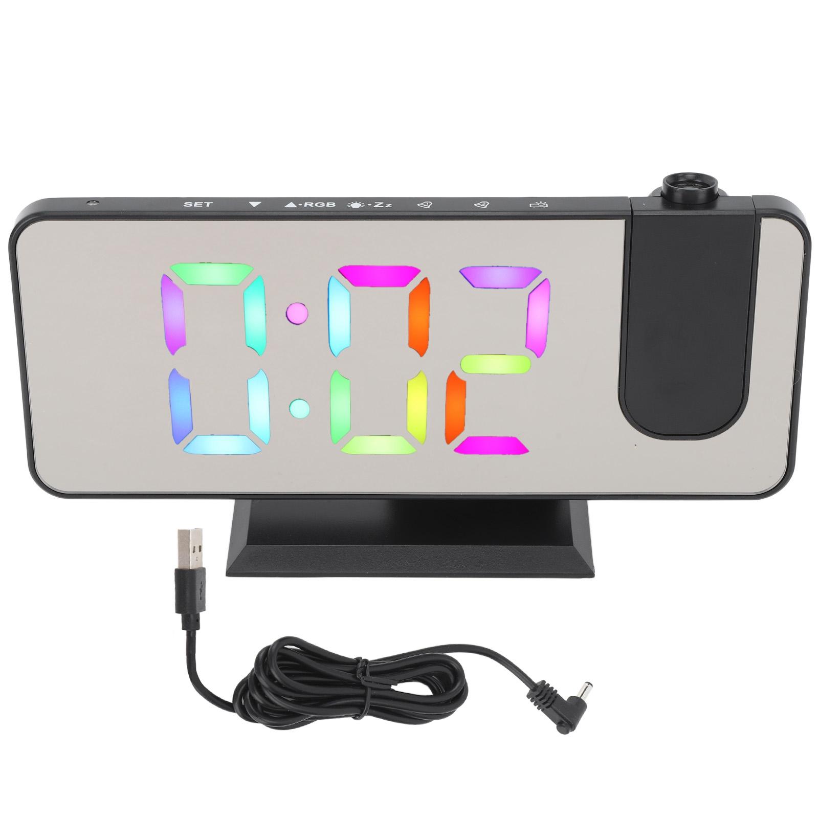Цифровой будильник RGB с зеркальной поверхностью, регулируемая яркость, современные настольные часы с углом обзора 180 градусов чёрный
Цифровой будильник RGB с зеркальной поверхностью, регулируемая яркость, современные настольные часы с углом обзора 180 градусов чёрный