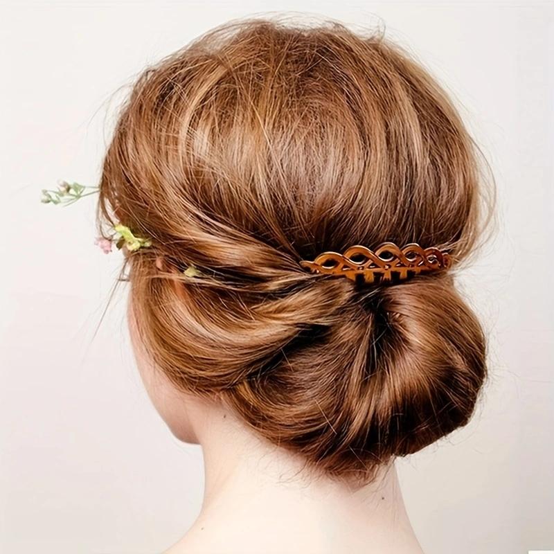 2Pcs French Hair Comb Hair Accessories Straight Teeth Hair Clip Hair Side Comb Bridal Wedding Veil Comb Retro Weaving Effect
2Pcs French Hair Comb Hair Accessories Straight Teeth Hair Clip Hair Side Comb Bridal Wedding Veil Comb Retro Weaving Effect