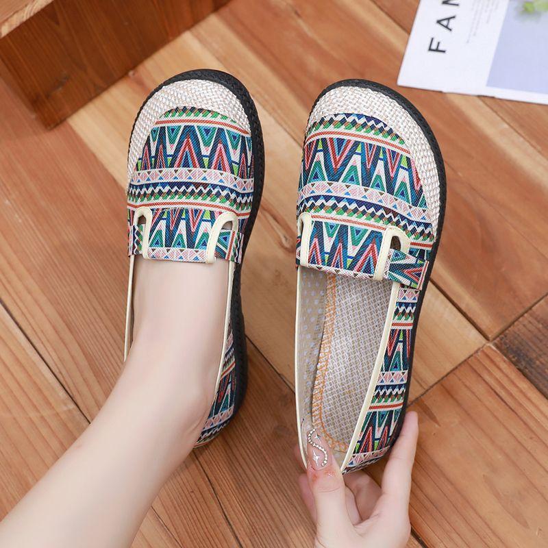 Летние туфли из ткани Old Beijing, женские, с неглубоким горлом, дышащие, с плоским дном, с круглой подошвой, с мягкой нескользящей подошвой, удобные, повседневные туфли для мам 41
Летние туфли из ткани Old Beijing, женские, с неглубоким горлом, дышащие, с плоским дном, с круглой подошвой, с мягкой нескользящей подошвой, удобные, повседневные туфли для мам 41