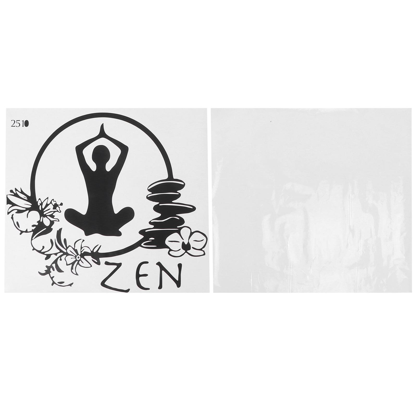 Zen Yoga Pattern Sticker PVC Meditation Wall Decal Bedroom Home Decoration Yoga Lover Gift
Zen Yoga Pattern Sticker PVC Meditation Wall Decal Bedroom Home Decoration Yoga Lover Gift