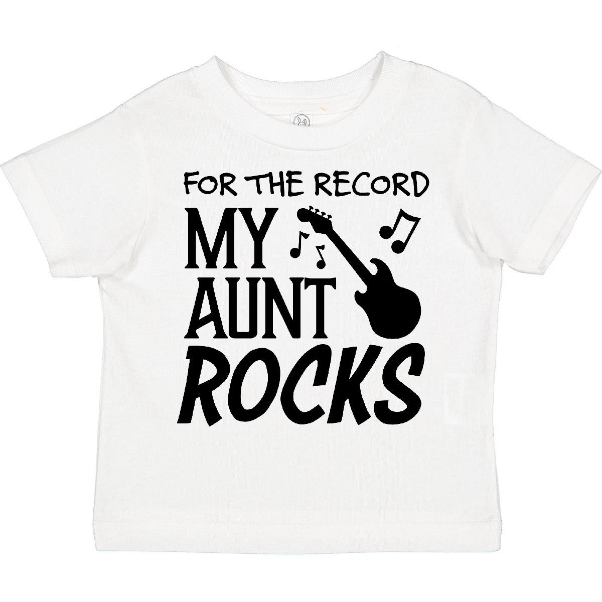 Inktastic For The Record, My Aunt Rocks Toddler T-Shirt Family Guitar Music Kids 130
Inktastic For The Record, My Aunt Rocks Toddler T-Shirt Family Guitar Music Kids 130