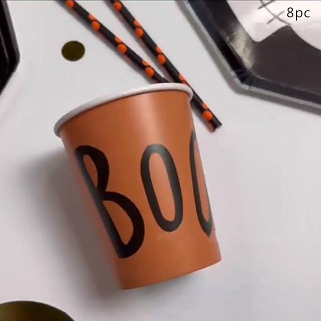 8 шт. одноразовой посуды на Хэллоуин в виде тыквы, ведьмы, паука, черепа, бумажные тарелки для вечеринки «Счастливый гадость или жизнь»
8 шт. одноразовой посуды на Хэллоуин в виде тыквы, ведьмы, паука, черепа, бумажные тарелки для вечеринки «Счастливый гадость или жизнь»