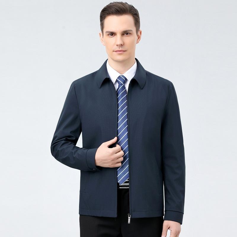 New Mulberry Silk Lapel Jacket for Middle-aged Men In Spring and Autumn, Middle-aged and Elderly Dad Wear Loose Casual Jacket for Men 170
New Mulberry Silk Lapel Jacket for Middle-aged Men In Spring and Autumn, Middle-aged and Elderly Dad Wear Loose Casual Jacket for Men 170