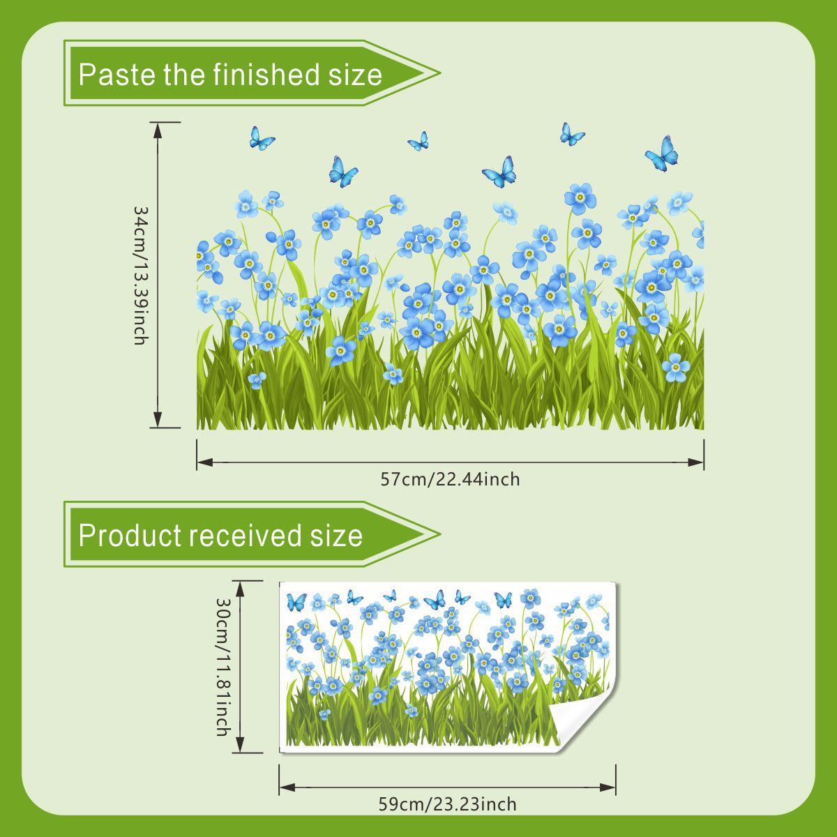Полностью прозрачные и свежие синие наклейки-бабочки для украшения окон гостиной, балкона, стекла 30*60cm
Полностью прозрачные и свежие синие наклейки-бабочки для украшения окон гостиной, балкона, стекла 30*60cm