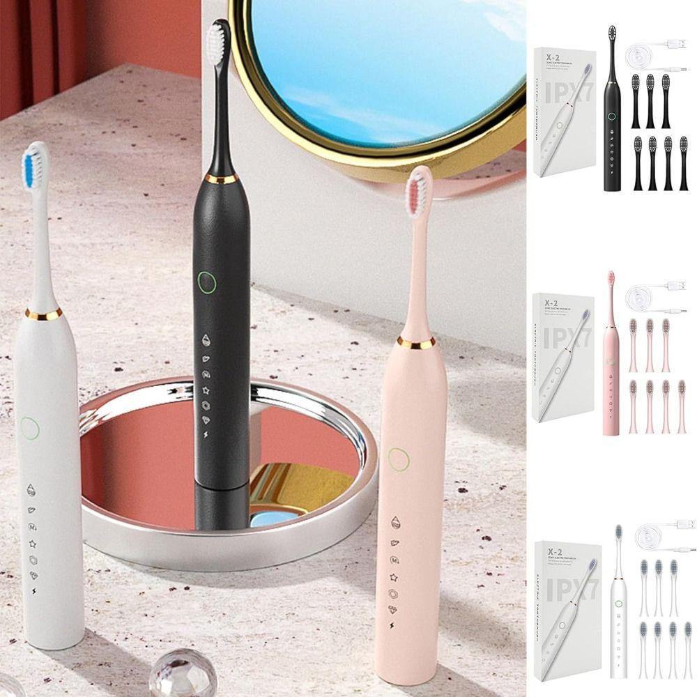 Soft Smart Electric Toothbrush IPX7 Waterproof Power Toothbrush Electric Toothbrush Adults
Soft Smart Electric Toothbrush IPX7 Waterproof Power Toothbrush Electric Toothbrush Adults