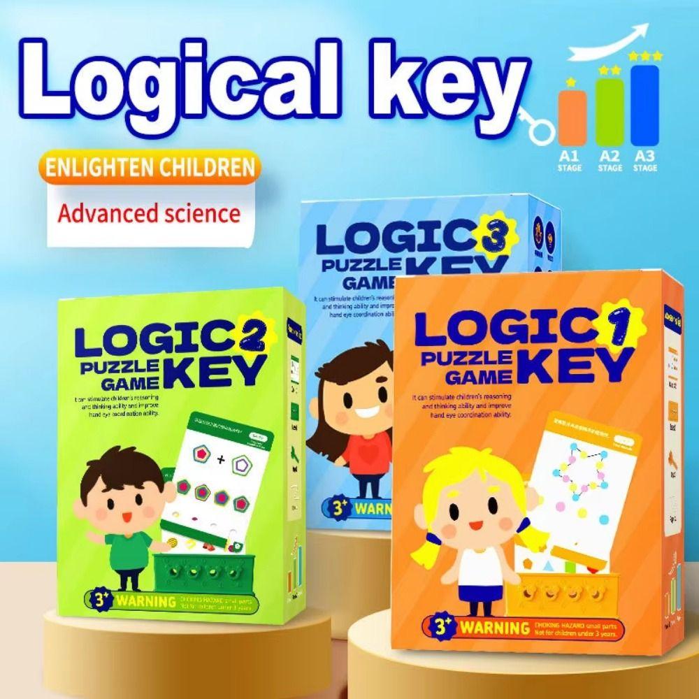 Early Educational Logic Key Thinking Training Montessori Key Thinking Puzzle Toy Birthday Gifts Style 1
Early Educational Logic Key Thinking Training Montessori Key Thinking Puzzle Toy Birthday Gifts Style 1