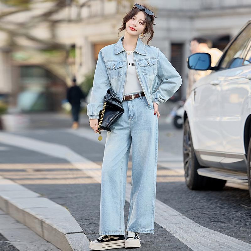 2025 Women s Retro Denim Jacket & Straight-Leg Pants Set for Spring/Autumn XL for 120-130 jin
2025 Women s Retro Denim Jacket & Straight-Leg Pants Set for Spring/Autumn XL for 120-130 jin