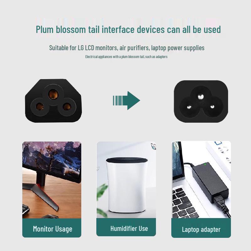 Large South Africa Type M C5 Pure Copper Power Cord: Plum Blossom Tail, Wear-Resistant Three-Hole AC Charging Cable
Large South Africa Type M C5 Pure Copper Power Cord: Plum Blossom Tail, Wear-Resistant Three-Hole AC Charging Cable