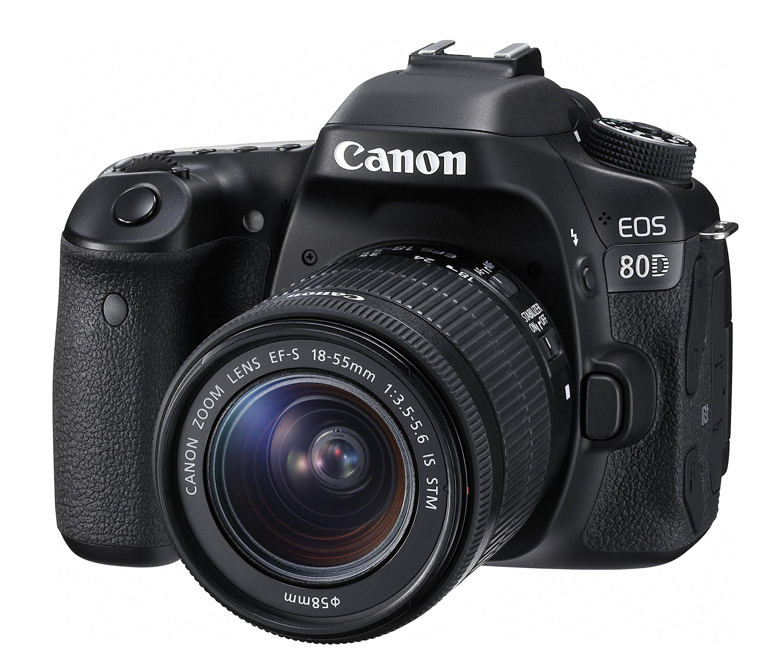Цифрова дзеркальна камера Canon EOS 80D Lens Kit IS STM Included EOS80D1855ISSTMLK EF-S18-55mm F3.5-5.6 чорний
Цифрова дзеркальна камера Canon EOS 80D Lens Kit IS STM Included EOS80D1855ISSTMLK EF-S18-55mm F3.5-5.6 чорний