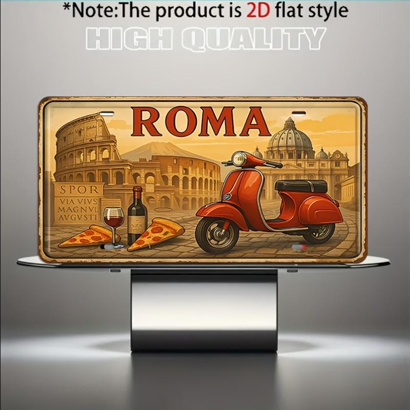 D Flat Decorative Use Only pc Vintage ROMA Metal Decorative Plaque And Ornament Rustic Style Wall Decor Suitable 15x30cm(5.9x7.8inch)
D Flat Decorative Use Only pc Vintage ROMA Metal Decorative Plaque And Ornament Rustic Style Wall Decor Suitable 15x30cm(5.9x7.8inch)