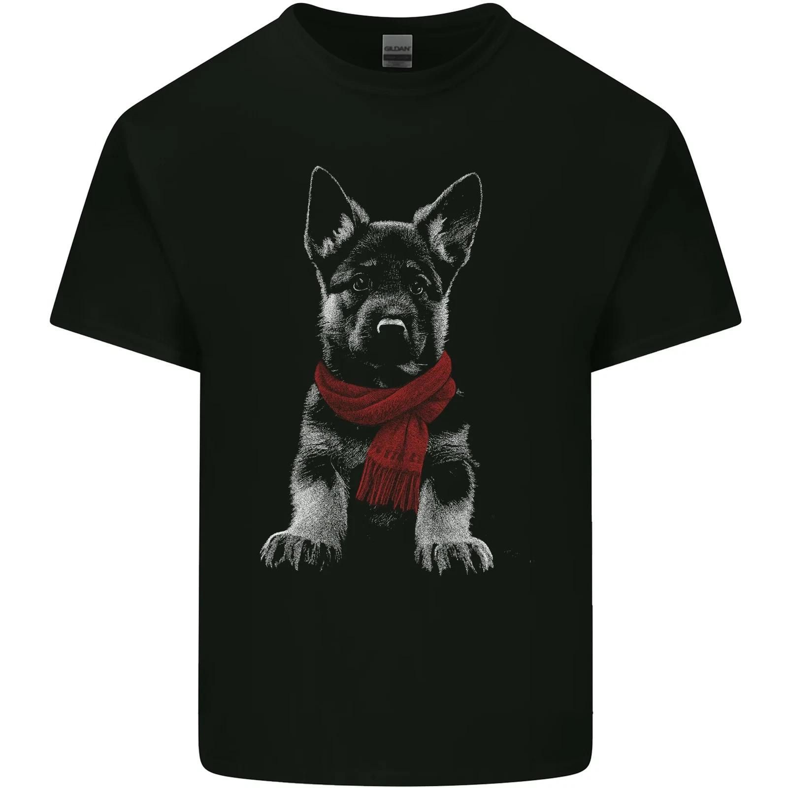 German Shepherd Puppy in a Scarf Kids T-Shirt Childrens S
German Shepherd Puppy in a Scarf Kids T-Shirt Childrens S