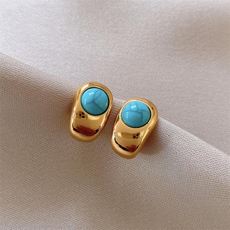 Blue Acrylic Beads Women s Small Earrings Gold Color Metal C-shaped Tiny Ear Accessories Bohemian Female Ear Zircon 2025 new
Blue Acrylic Beads Women s Small Earrings Gold Color Metal C-shaped Tiny Ear Accessories Bohemian Female Ear Zircon 2025 new