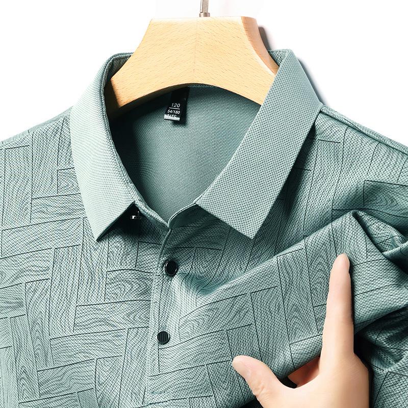 Men s Striped Business Casual Short-Sleeve T-Shirt for Middle-Aged and Elderly M зелёный
Men s Striped Business Casual Short-Sleeve T-Shirt for Middle-Aged and Elderly M зелёный