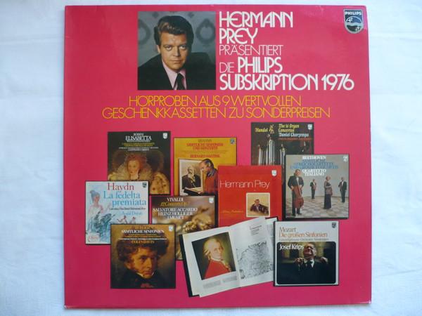 Виниловая пластинка HERMANN PREY Представляет Подписка Philips 6833212 Philips 1976 Германия Классическая Б/у
Виниловая пластинка HERMANN PREY Представляет Подписка Philips 6833212 Philips 1976 Германия Классическая Б/у