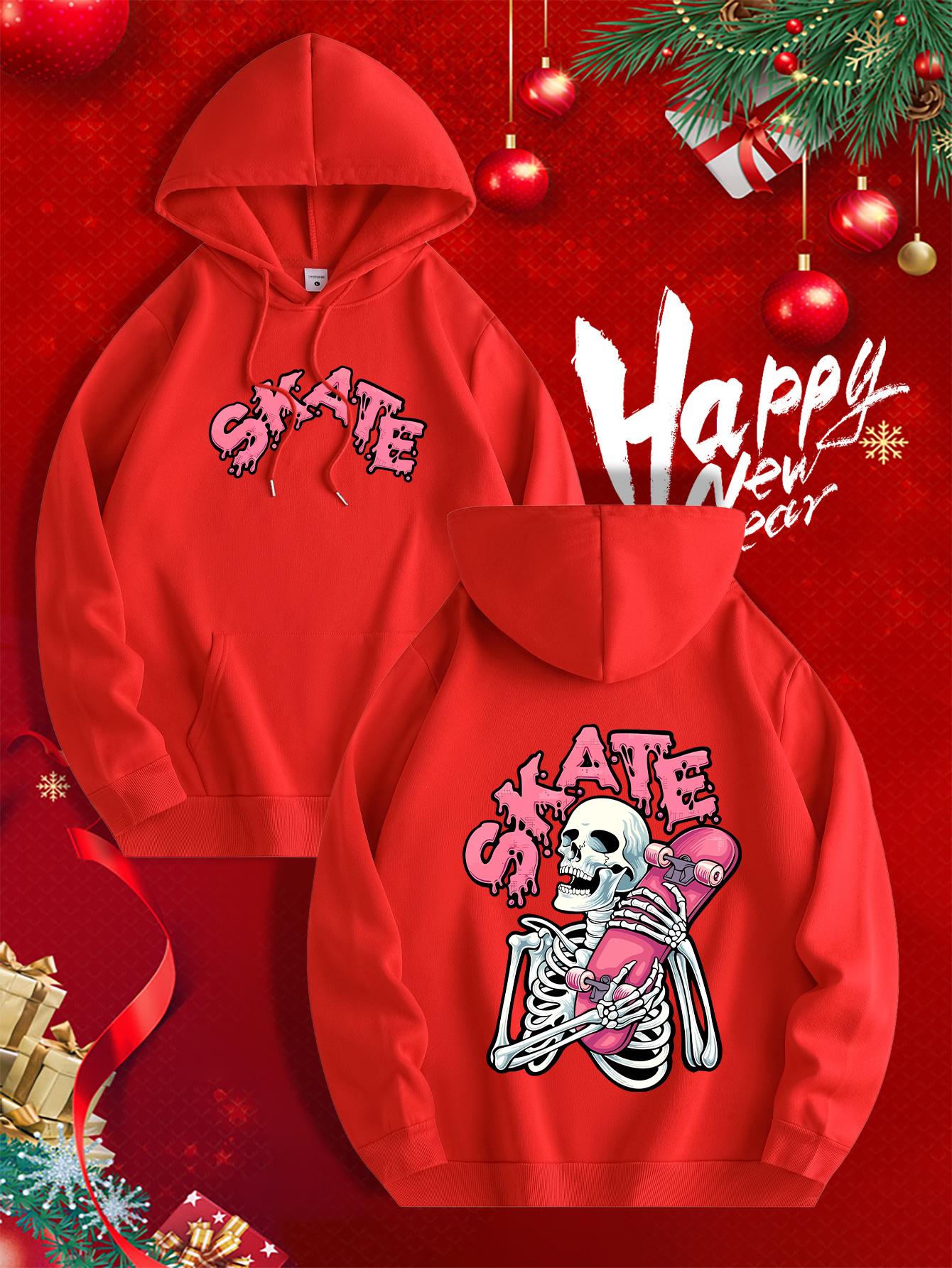 Green Skateboard Skeleton Graphic Hoodie Casual Knit Pullover with Drawstring Machine Washable Ideal New Year Gift for Men S
Green Skateboard Skeleton Graphic Hoodie Casual Knit Pullover with Drawstring Machine Washable Ideal New Year Gift for Men S