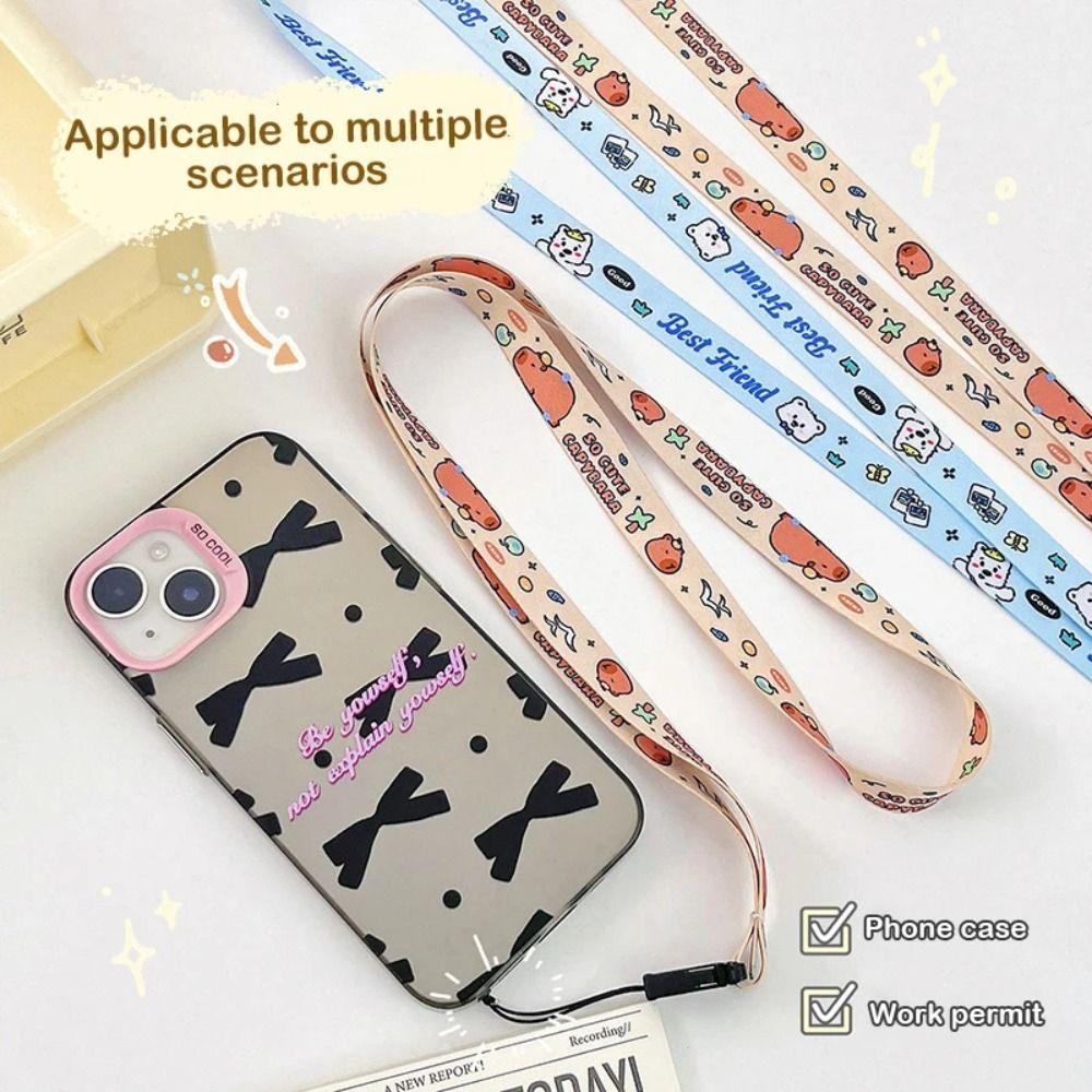 Anti Lost Y2K Mobile Phone Charms Polyester Capybara Phone Pendant Jewelry Gift Style A
Anti Lost Y2K Mobile Phone Charms Polyester Capybara Phone Pendant Jewelry Gift Style A