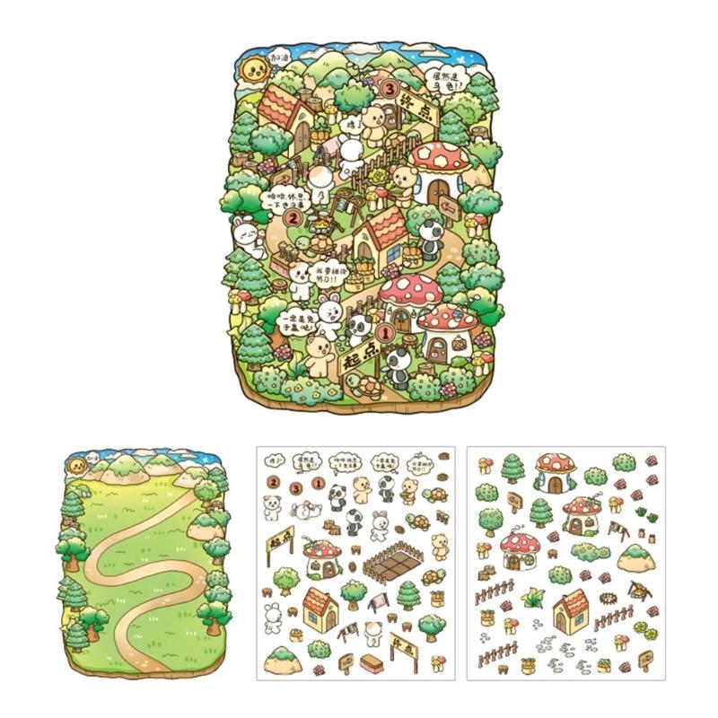3D Scene Sticker Fairies Tale Series Landscape Sticker DIY Hand Account Sticker Labels Journaling Supplies
3D Scene Sticker Fairies Tale Series Landscape Sticker DIY Hand Account Sticker Labels Journaling Supplies