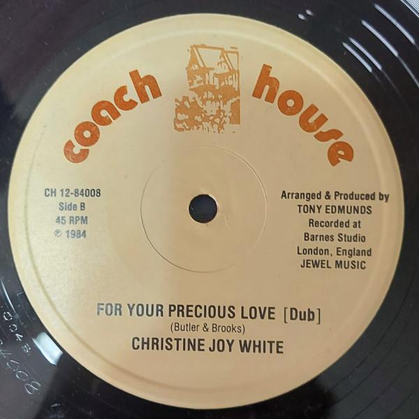 12inch Record CHRISTINE JOY WHITE - For Your Precious Love CH1284008 Coach House 1984 Canada Reggae, Ska & Dub Used
12inch Record CHRISTINE JOY WHITE - For Your Precious Love CH1284008 Coach House 1984 Canada Reggae, Ska & Dub Used