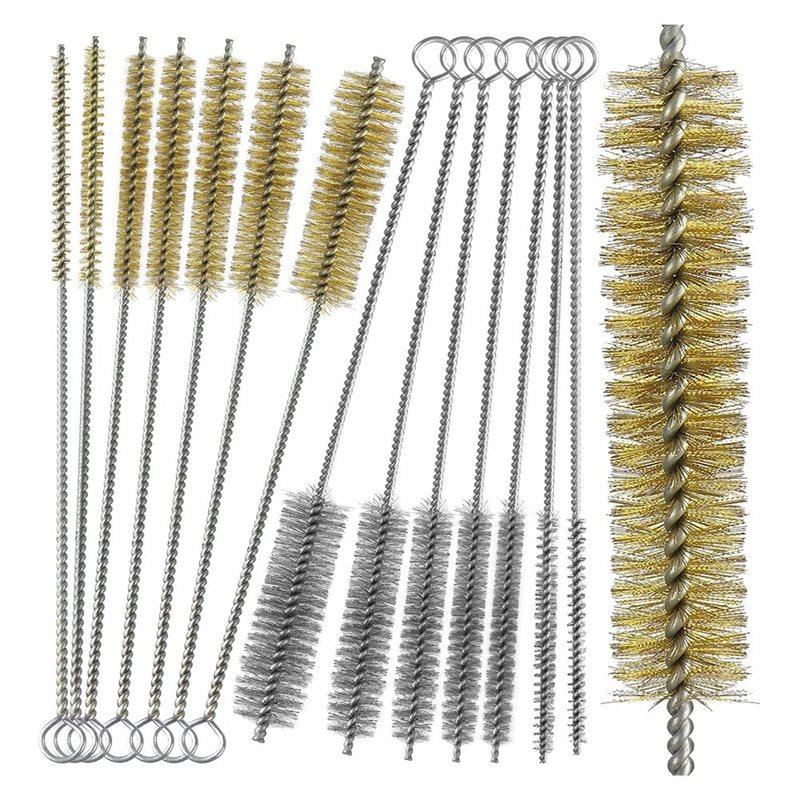 A34R Bottle Brush Set 14Pcs Brass Wire Brush Stainless Steel Wire Brushes 12 Round Tube Cleaning Brush
A34R Bottle Brush Set 14Pcs Brass Wire Brush Stainless Steel Wire Brushes 12 Round Tube Cleaning Brush